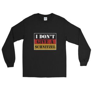 I Don’t Give A Schnitzel Men’s Long Sleeve Shirt